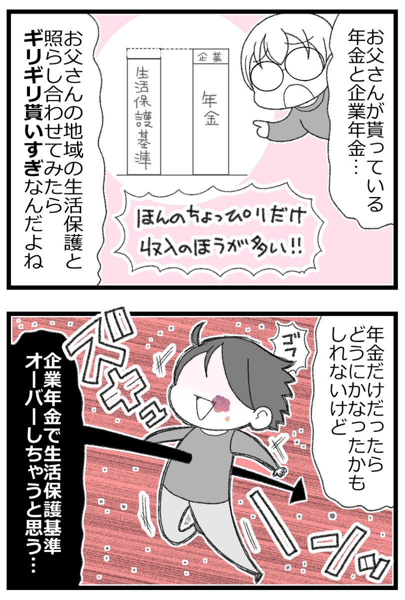 父の生活保護申請が受理されないと言われた2/4 
#漫画が読めるハッシュタグ 