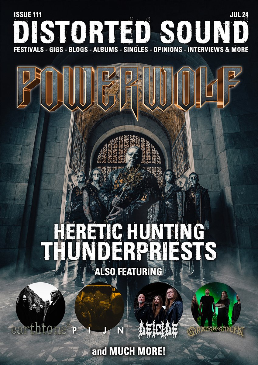 Issue 111 of Distorted Sound is now available!

FEATURING: <a href="/powerwolfband/">Powerwolf</a>, <a href="/earthtone9/">earthtone9</a>, <a href="/pijnband/">Pijn</a>, <a href="/OrangeGoblin1/">Orange Goblin</a>, <a href="/DeicideBand/">DEICIDE</a>, <a href="/BarbarianHermit/">𝐁𝐀𝐑𝐁𝐀𝐑𝐈𝐀𝐍 𝐇𝐄𝐑𝐌𝐈𝐓</a>, <a href="/KurokumaUK/">Kurokuma</a>, @Outlandertheband, <a href="/ORDENOGAN/">ORDEN OGAN</a>, @big_brave_, <a href="/ohhiroshima/">OH HIROSHIMA</a>, <a href="/wraiththrash/">WRAITH</a>, <a href="/WageWar/">Wage War</a> and more!

Patreon.com/DistortedSound…