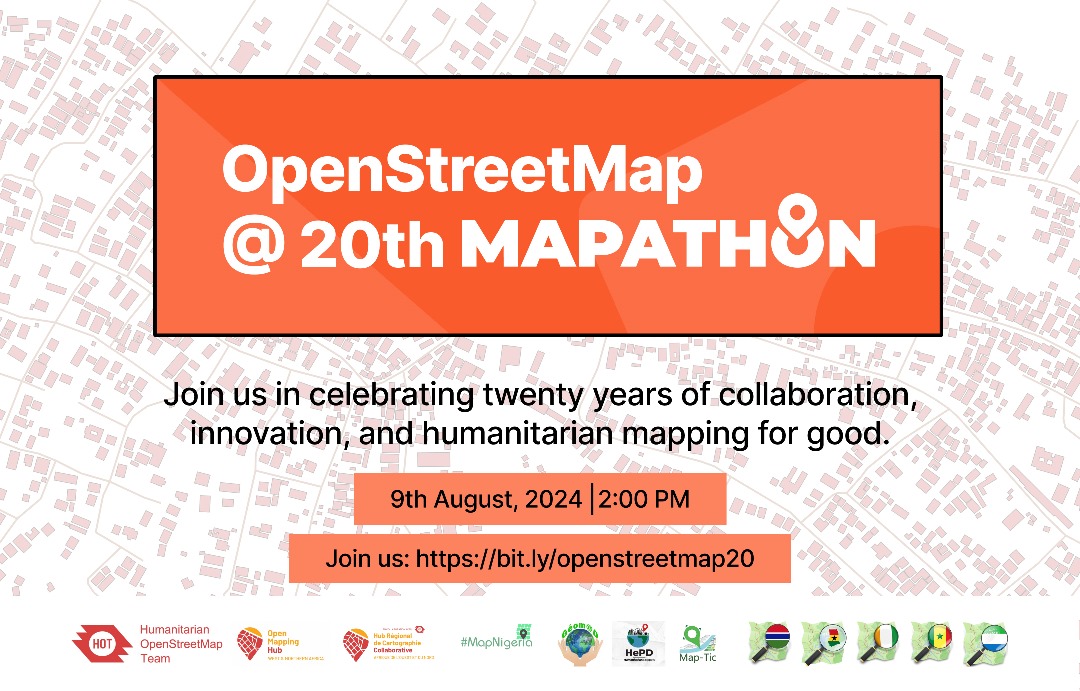 <a href="/Dantaria/">Ayo Akinseye</a> <a href="/OSMNigeria/">OpenStreetMap NG</a> #wnah #mapnigeria #afriquespatial 
<a href="/hotosm/">Humanitarian OpenStreetMap Team</a> <a href="/openmapping_wna/">Open Mapping Hub - West and Northern Africa</a> #esc2023 #escnigeria #Map4Climate
