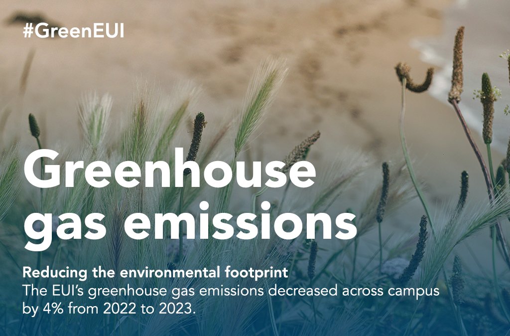 EUI_EU's tweet image. 🌿 Last year, the EUI reduced its greenhouse gas emissions by 4% compared to 2022.

The EUI is committed to achieve environmental sustainability &amp;amp; recognises its responsibility to protect the planet and combat global warming.

♻️ Read more about #GreenEUI: loom.ly/UZPn3DA