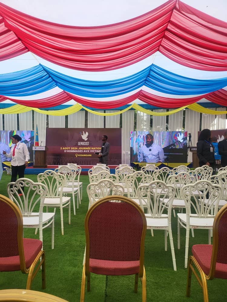 M_Sylviedzbo's tweet image. Fière d’avoir été dans l’organisation de la Commémoration du GENOCOST à Kisangani #CIAVAR Nous n’oublierons pas nos victimes #RDCmonPays♥️🥲