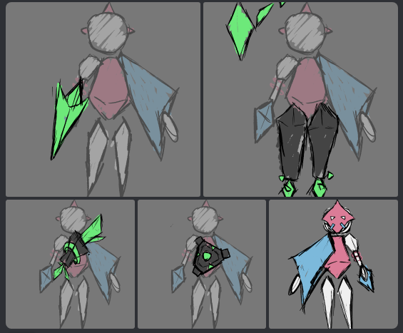 peartreegames's tweet image. Our new artist, Liam Crossie, is hard at work conceptualizing the new player model!
◀️ Old Model
▶️ New concepts
#ScreenshotSaturday | #IndieGame | #MadeInUnity