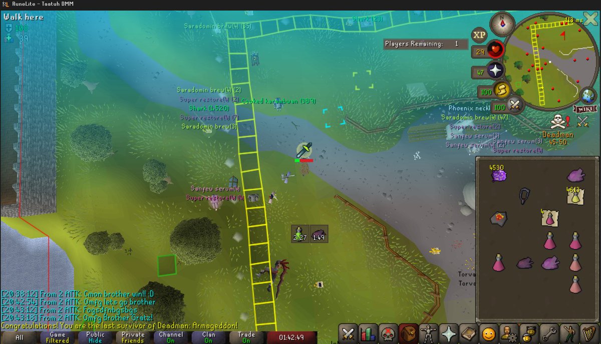 unwiii's tweet image. Ez DMM victory for RKOF!
Runescape clanning since 2001.
@Taatuhoo best tank in the world.