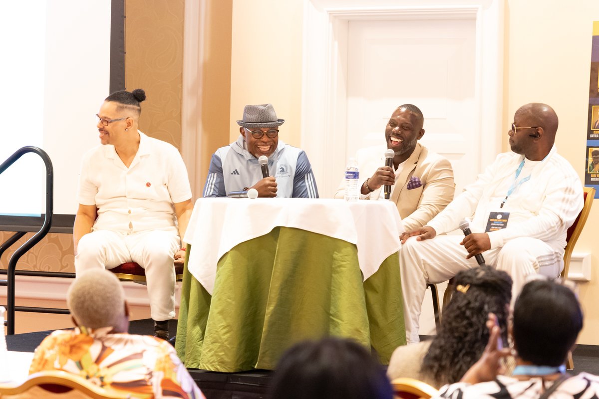 Grateful and thankful to Marv Neal, James W. Hills, Thaddeus Miles, and Conan Harris for your willingness, openness, and courage. It was brave to share your stories, challenges, and triumphs with others at DeeDee's Cry Men's Mind, Body &amp; Spirit Summit.
#mentalhealth #Boston