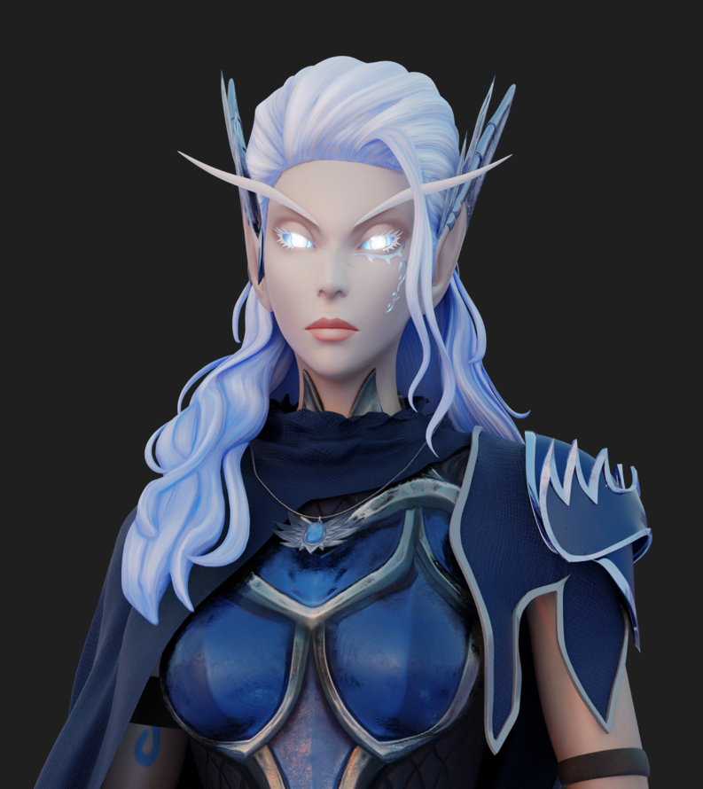 sereeynaa's tweet image. Getting there! Eyes need a little work still, but I am happy with the runes c:

#epsilonwow #oc