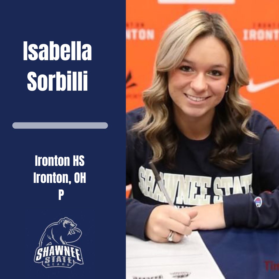 ShawneeStateSB's tweet image. Happy August! As we start our countdown to the 2024-2025 school year we are going to start introducing our incoming freshman! To start us off let’s give a big welcome to Isabella Sorbilli💙🐻