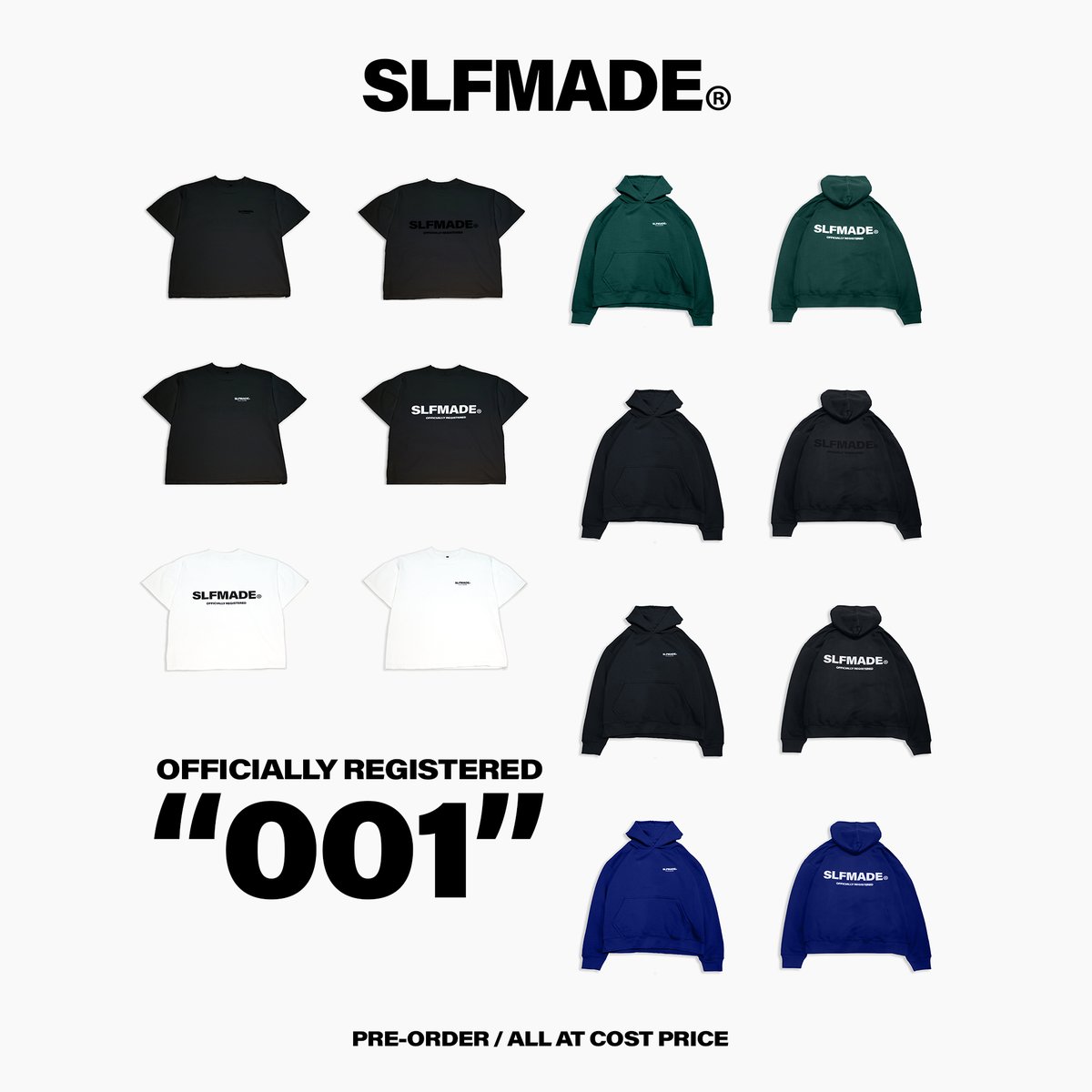 'OFFICIALLY REGISTERED' COLLECTION LIVE @ 8PM
