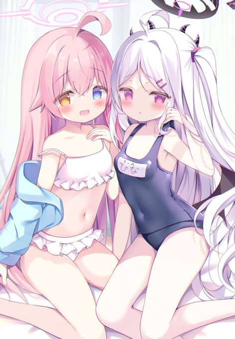 『先生…💛💜』
ブルアカ新刊予約始まりました✦👙https://t.co/SdfHeGDGaq 