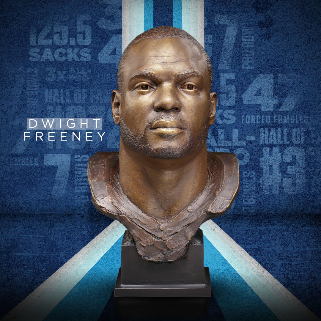 Pro Football Hall of Fame (@profootballhof) on Twitter photo The player who designed the iconic spin move has a forever home in Canton. Introducing the Bronze Bust of <a href="/Colts/">Indianapolis Colts</a> Legend <a href="/dwightfreeney/">Dwight Freeney</a>.
#PFHOF24 The player who designed the iconic spin move has a forever home in Canton. Introducing the Bronze Bust of <a href="/Colts/">Indianapolis Colts</a> Legend <a href="/dwightfreeney/">Dwight Freeney</a>.
#PFHOF24