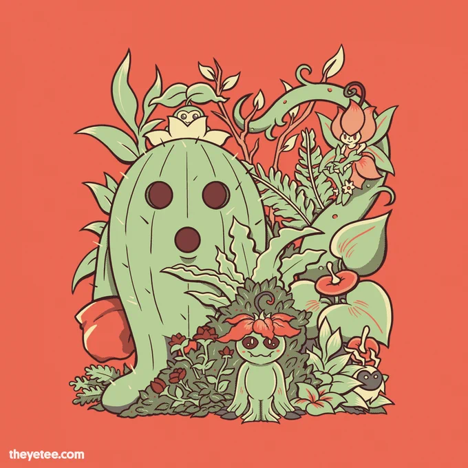 Artificial plants can be just as therapeutic as the real thing! Designed by  #dailytees  