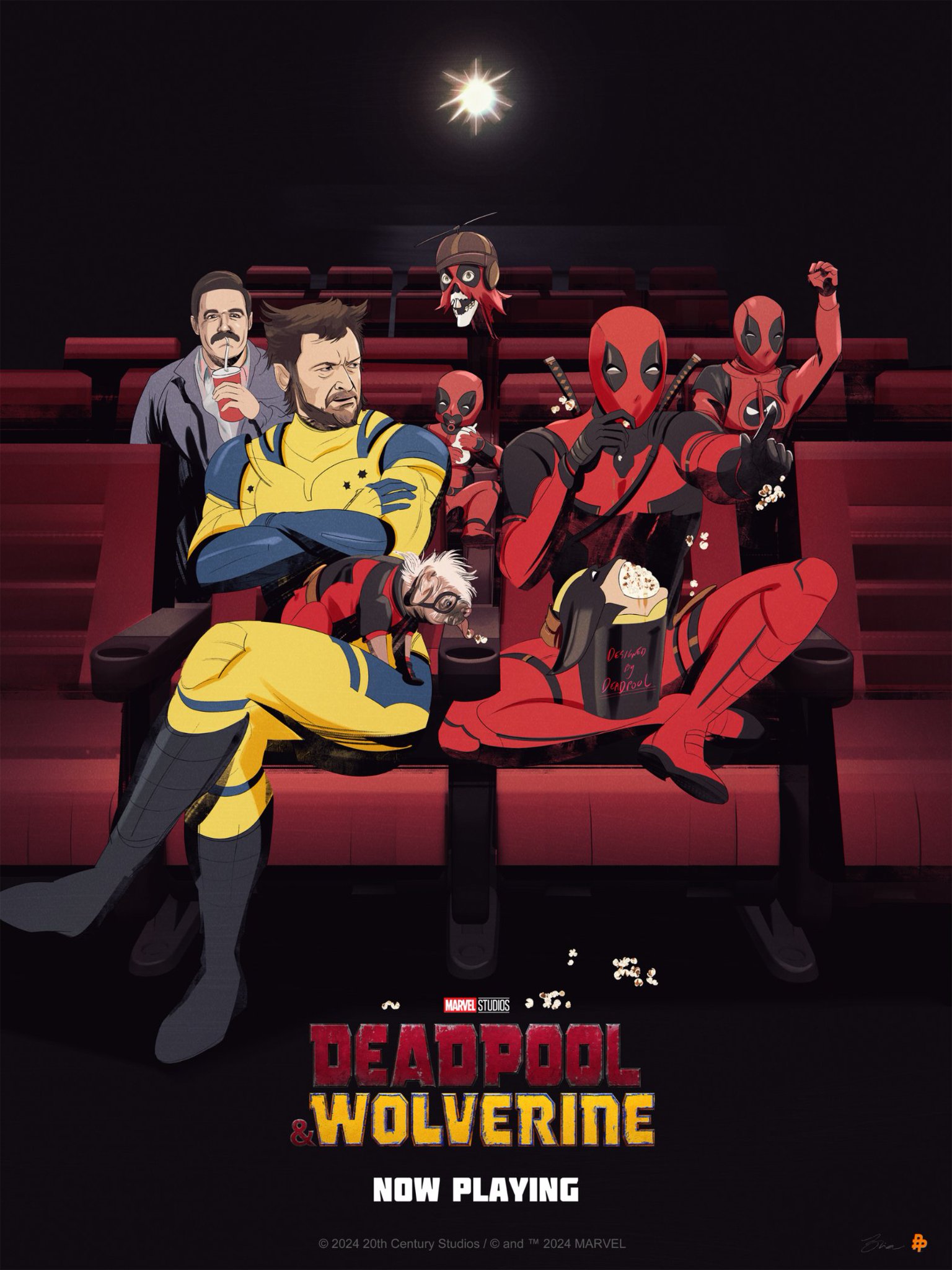 Creatieve posters van Deadpool & Wolverine 