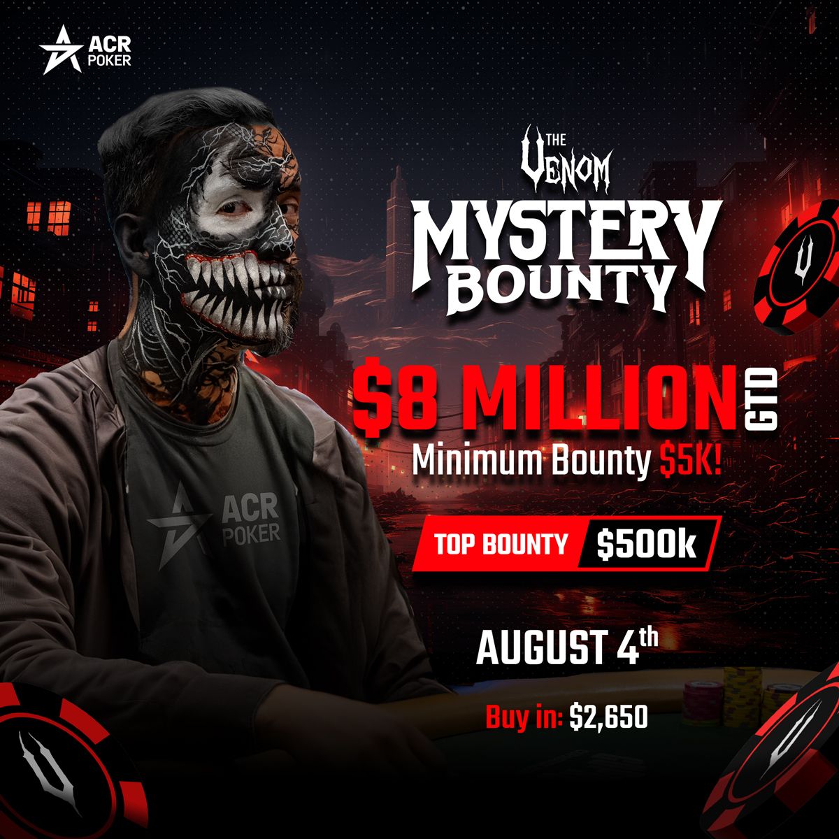 ✨ ♛ Ladies Night Lounge Queens Gambit PKO 🎯 
🔴 LIVE 👉 twitch.tv/Kymmers66

📢  FREE Entries 💰 $11 ACR Ticket Bounty  💸 Money Bubble Prize 💸🪂🪂🪂   !FIESTA !NEW !DISCORD !ACR
📢 NEED AN ACR ACCOUNT? bit.ly/KymmersBONUS

✨ Come Play with us ✨ <a href="/ACRSTormers/">ACRSTormers</a>