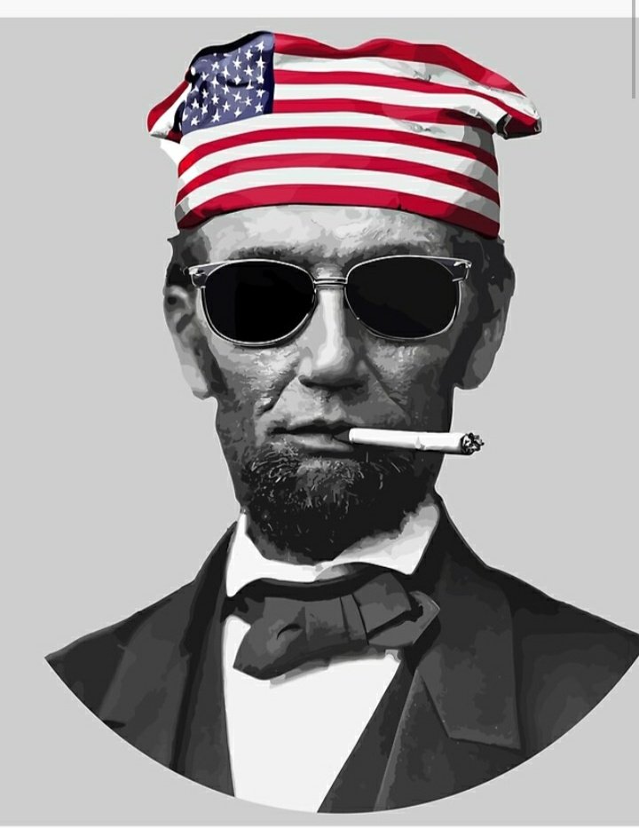Careful, Trump.....
I'm related to ole Abe thru his mother's side!!
Don't ever use his name to justify your bullshit....he was galaxies in truth,goodness, &amp; honesty beyond you!!!