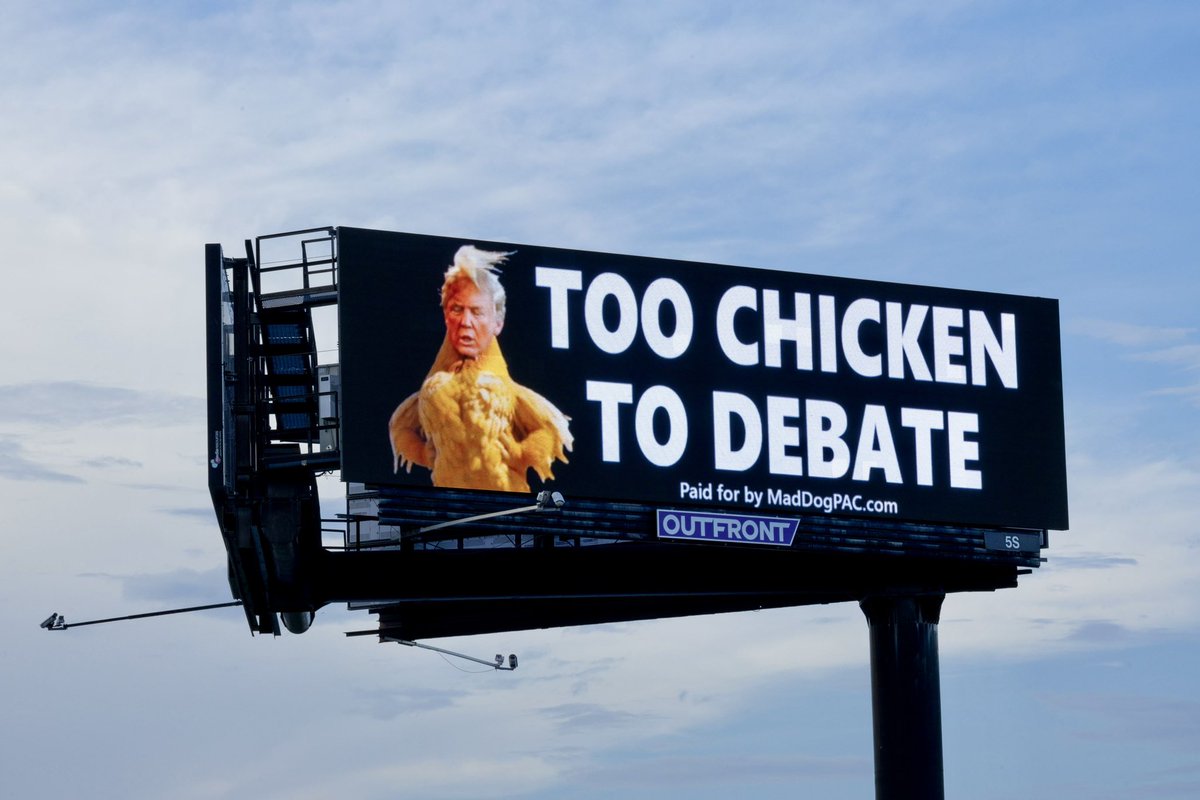 TrueFactsStated's tweet photo. I have no idea how many billboards went up in last two days in PA MI WI NC GA &amp; Florida. I lost count. Dozens. Please chip in. https://t.co/tLqBQPTE3X https://t.co/51Ok8z1D5c