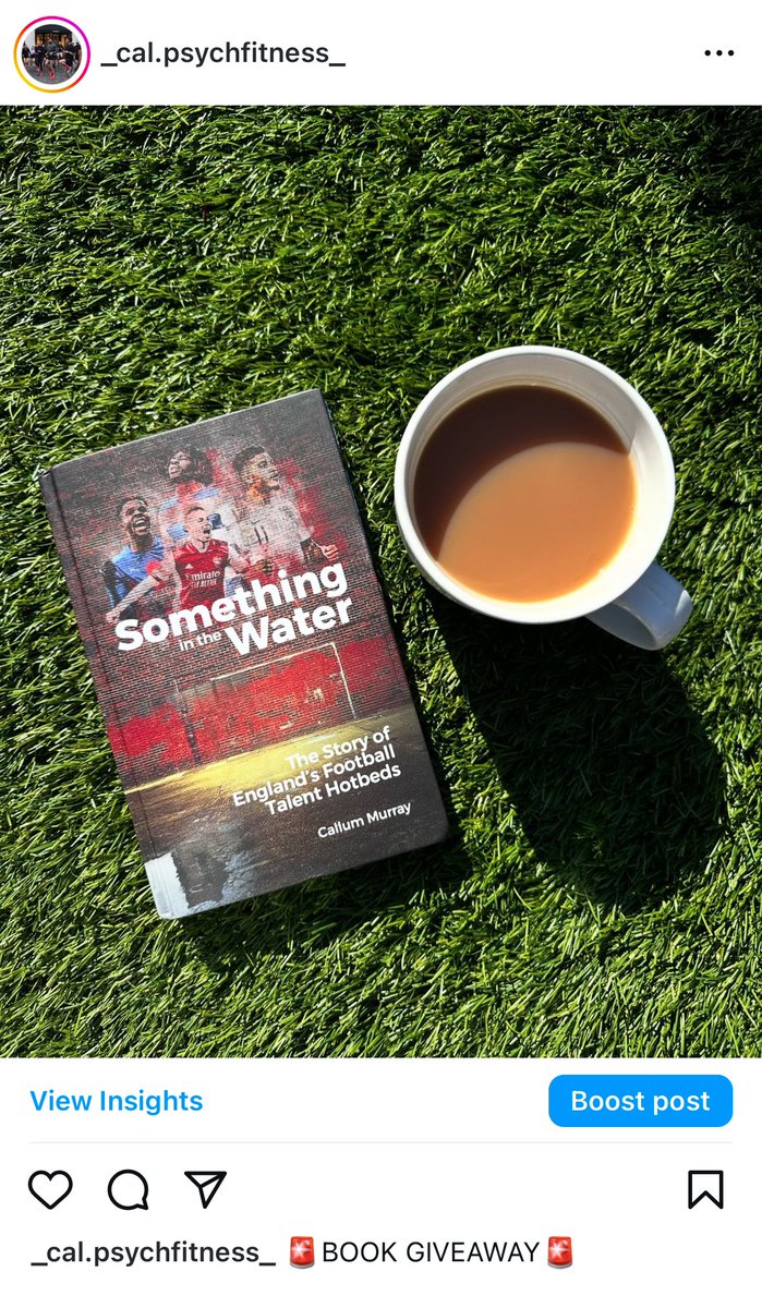 🚨BOOK GIVEAWAY🚨

I have a couple of free copies of my book, and so to celebrate nearing the start of the English football season (and as we are in peak holiday time) I will give away one signed copy for free to the winner! 

Hopefully it will be the perfect holiday read for