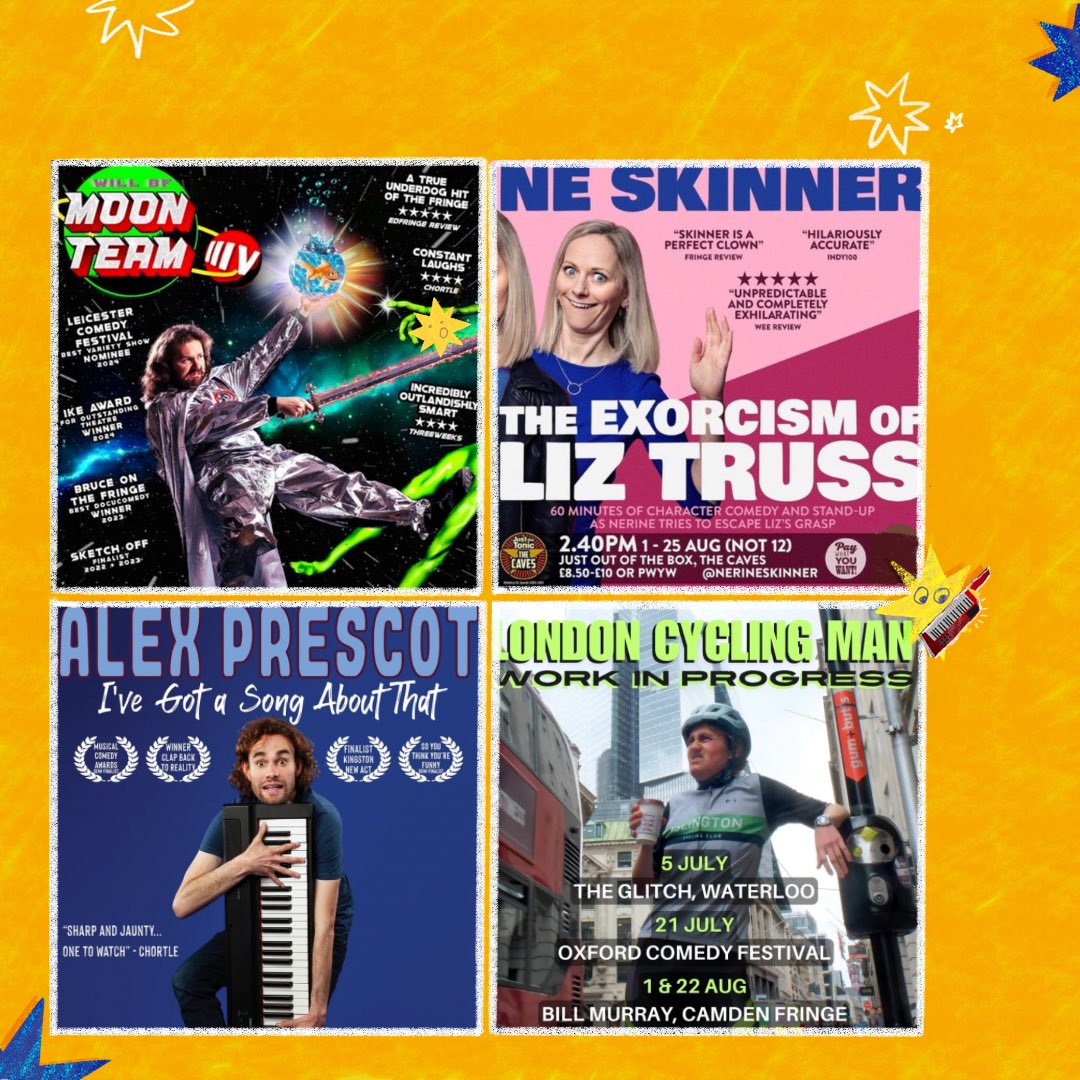 Best Before Productions (@bestbeforeprods) on Twitter photo OUR #edfringe RECS FOR SKETCH, MUSICAL & CHARACTER COMEDY IN ALL THEIR GLORIOUS CHAOS 🎈🎭🎟️ <a href="/willbfff/">will bf</a> <a href="/DruCripps/">Dru Cripps</a> @AWildFranklin <a href="/lukenixoncomedy/">Luke Nixon</a> <a href="/RosalieMinnitt/">rosalie minnitt</a> <a href="/nerineskinner/">Nerine Skinner</a> + more! #edfringe24 #edinburgh OUR #edfringe RECS FOR SKETCH, MUSICAL & CHARACTER COMEDY IN ALL THEIR GLORIOUS CHAOS 🎈🎭🎟️ <a href="/willbfff/">will bf</a> <a href="/DruCripps/">Dru Cripps</a> @AWildFranklin <a href="/lukenixoncomedy/">Luke Nixon</a> <a href="/RosalieMinnitt/">rosalie minnitt</a> <a href="/nerineskinner/">Nerine Skinner</a> + more! #edfringe24 #edinburgh