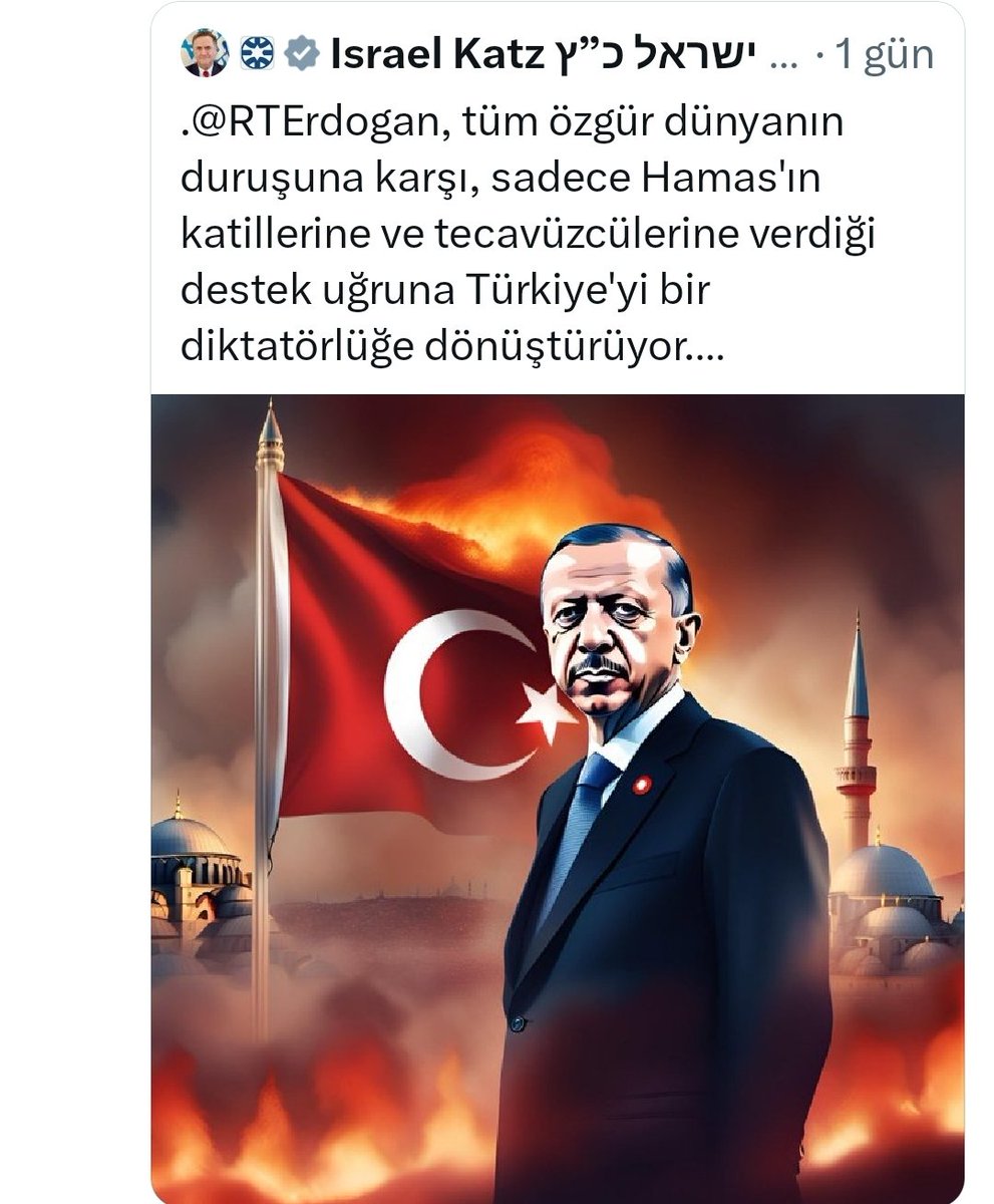 Senden de Filistin gibi nefret ediyorlar ama sadece sıran gelmedi.Onlara bu fırsatı vermeyeceğiz bu ülkenin sınırı Cilvegözü sınır kapısında değil Kudüs'te başlar.
<a href="/RTErdogan/">Recep Tayyip Erdoğan</a> 
#FilistinİçinTekYürek
#SonÇağrı