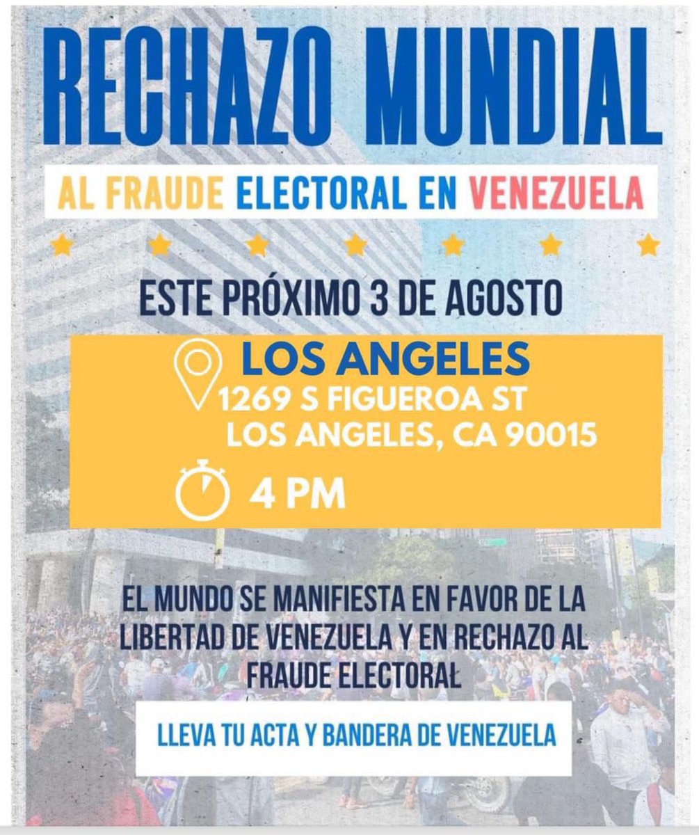 Jorchual's tweet photo. 🇻🇪Nos vemos hoy en Los Ángeles, a defender el voto de todos los venezolanos que se encuentran en el país luchando por nosotros y un mejor futuro https://t.co/qB2aYYgoGb