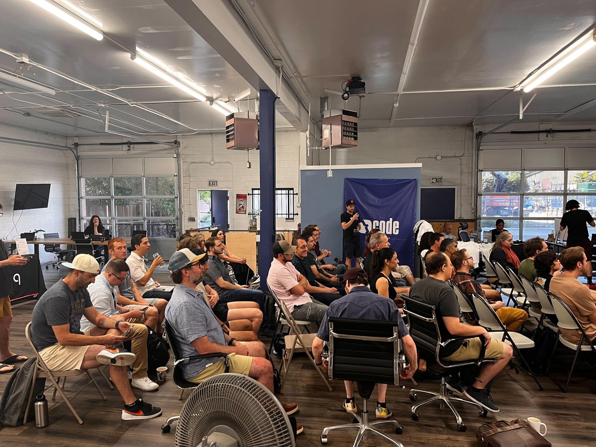 GroqInc's tweet image. It&apos;s exciting to see the Denver Multimodal Hackathon take off! Can&apos;t wait to see what&apos;s built on Groq. Thanks to all the co-sponsors - @AITinkerers Denver-Boulder, @twelve_labs, @BuildWithFocus, @brainwavecoop, @freeplay_ai &amp;amp; @CodeTechTalent.