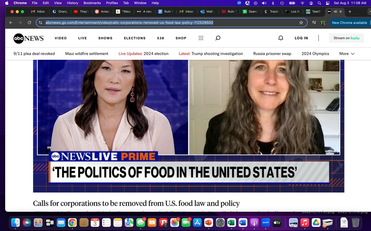 Thank you <a href="/JujuChangABC/">Juju Chang</a> <a href="/ABC/">ABC News</a> for the great conversation about Ruin Their Crops on the Ground and food oppression. abcnews.go.com/Entertainment/… <a href="/HenryHolt/">Henry Holt & Company</a>