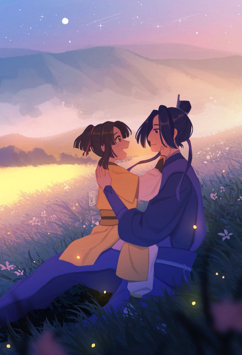 first prompt for <a href="/JuniorsAction/">Juniors quartet action| donations closed!</a> !! thank u <a href="/aliyahann_x/">aliyah</a> for ur donation! here's jiang cheng and lil jin ling <3 #mdzs