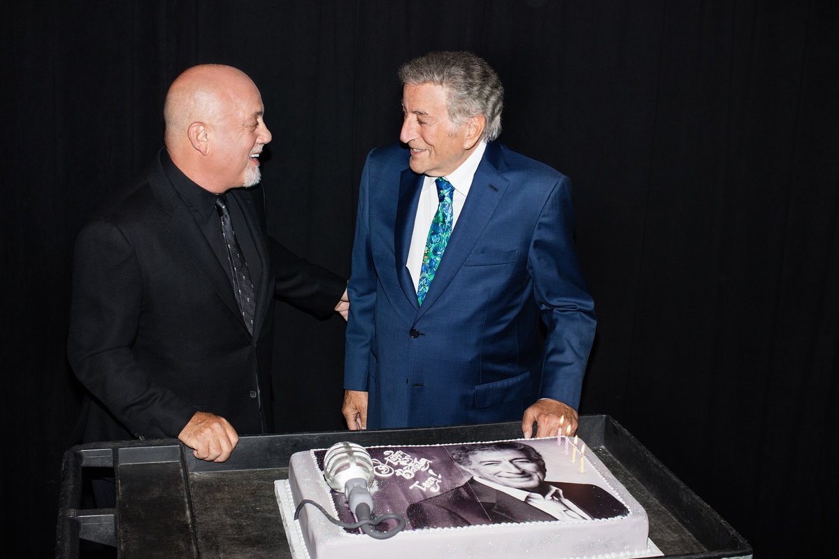 Billy Joel (@billyjoel) on Twitter photo Remembering the great <a href="/itstonybennett/">Tony Bennett</a> on his birthday!
📸: Billy Joel & Tony Bennett at Shea Stadium in 2008 & <a href="/TheGarden/">MSG</a> in 2016
Photos: <a href="/MyrnaSuarez25/">Myrna Suarez</a> Remembering the great <a href="/itstonybennett/">Tony Bennett</a> on his birthday!
📸: Billy Joel & Tony Bennett at Shea Stadium in 2008 & <a href="/TheGarden/">MSG</a> in 2016
Photos: <a href="/MyrnaSuarez25/">Myrna Suarez</a>
