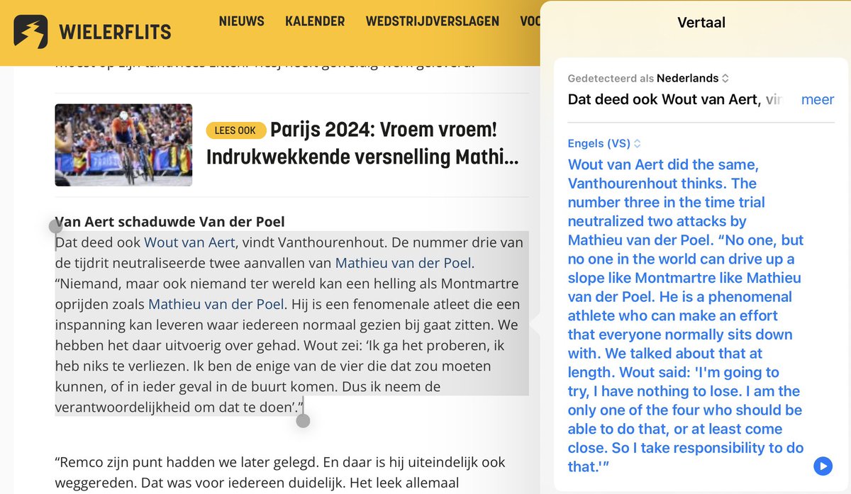 Wout van Aert best teammate in the world probably 

#CyclingRoad #Olympics #Paris2024 #WvA