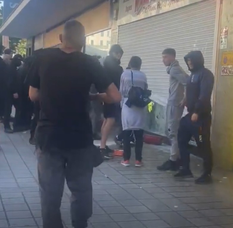 moral_ambiguity's tweet photo. @madelaineacooke Vile, racist little rats. If anyone recognises them, let @MerseyPolice know. https://t.co/fyOxaPMtyg