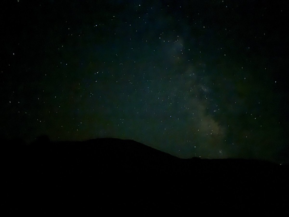 selfish_f's tweet image. 下山。新月の仙酔峡からはiPhoneでも天の川撮れた✨