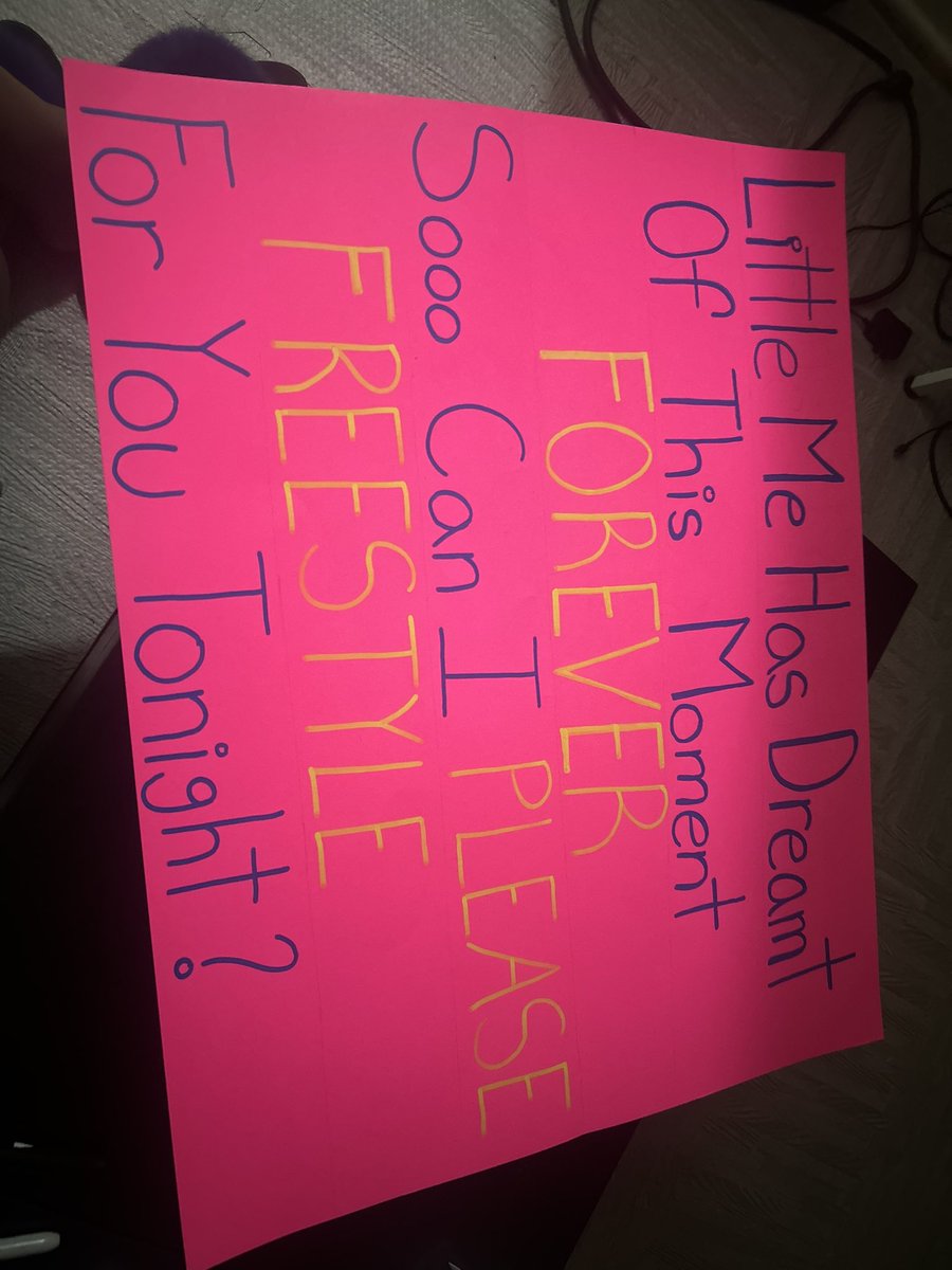 Monica S. Barclift (@music_baby96) on Twitter photo You miss 100% of the shots you don’t take… So <a href="/MissyElliott/">Missy Elliott</a> I’ll be in the crowd tonight with my sign! 🥹🙏🏾 #OutOfThisWorld You miss 100% of the shots you don’t take… So <a href="/MissyElliott/">Missy Elliott</a> I’ll be in the crowd tonight with my sign! 🥹🙏🏾 #OutOfThisWorld