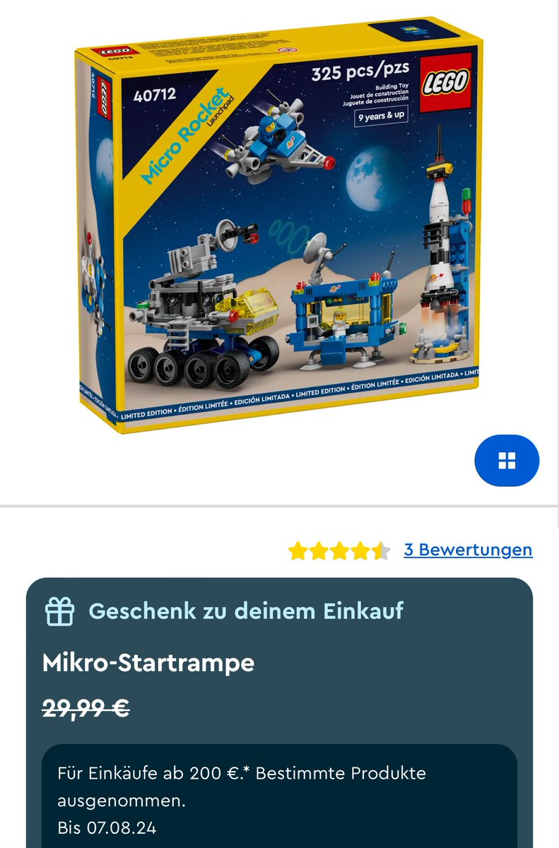 JoachimHesse's tweet image. Bestellt zufällig einer von euch diese Woche im #Lego-Shop und braucht den Geschenk-Bonus nicht unbedingt? Die süße Raketenbasis hätte ich als alter #ClassicSpace-Liebhaber gerne. 😍 Schreibt mir - wir können entweder tauschen oder ich kaufe sie euch ab.
