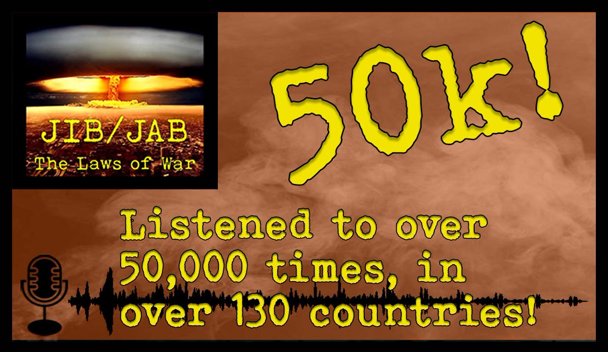 JIB-JAB - The Laws of War Podcast tweet media