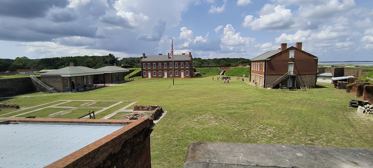 Ft Clinch National Park located on northern tip of Amelia Island near Fernandina Beach, FL