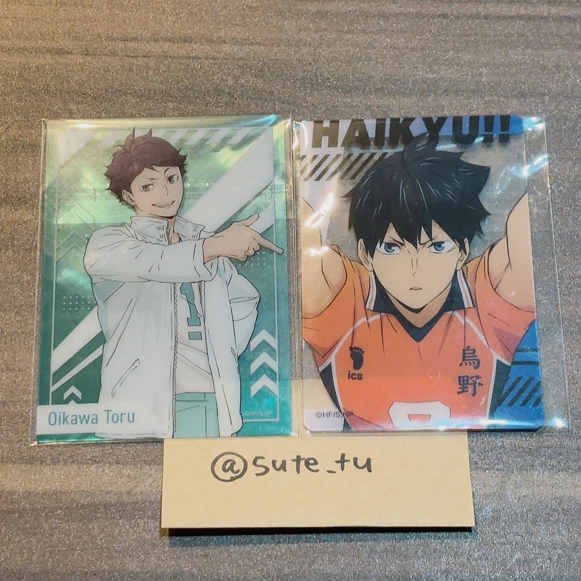 sute_tu's tweet photo. 【譲渡】クリアカード  ハイキュー展 JF21

譲：及川 影山
求：定価＋送料

郵送・まとめてのお取引優先です。
検索からもお気軽にご連絡ください！ https://t.co/6jHIpyDJi5