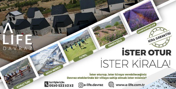 Yatırım Fırsatı! Ispartanın İncisi Davraz da