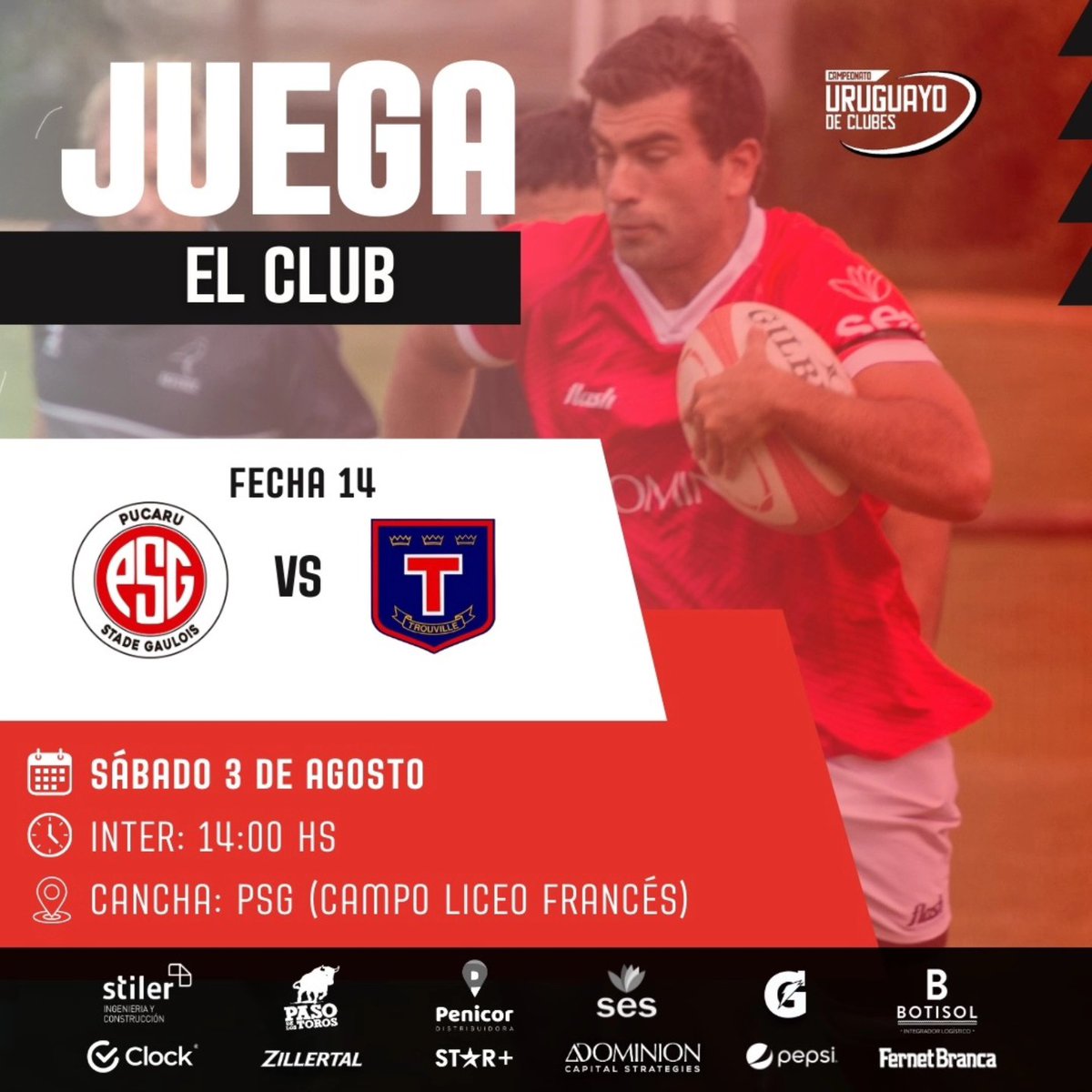 PSG_Rugby's tweet photo. Sábado con gusto a casa 🏡🏉

Primera:
🫱🏻‍🫲🏼 vs. @lobosclubpde - ⏰ 15:45 hs
Inter:
🫱🏻‍🫲🏼 vs. @trouvillerugby - ⏰ 14 hs

🏟️: Campo Liceo Francés 

¡Además, un domingo con toda la acción de Juveniles e infantiles en PSG 🔴⚪🔴! https://t.co/ktyazTYPfx