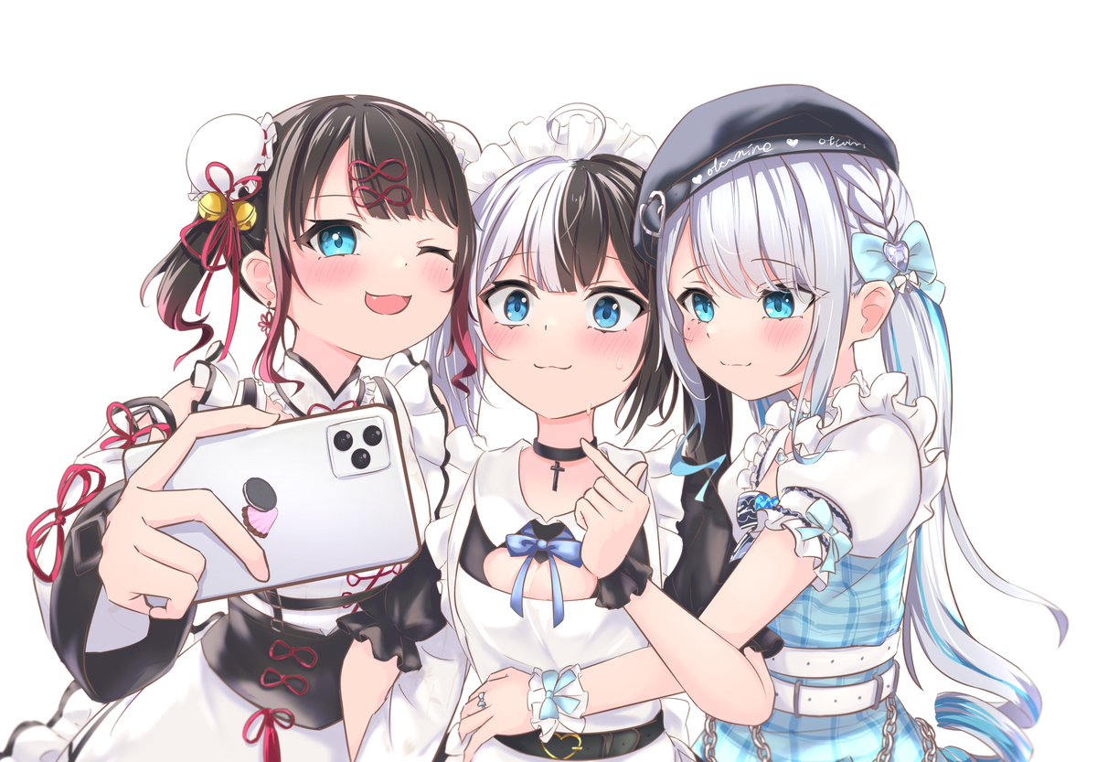 三姉妹
#なずなーと #すぅあーと #かみ絵いむ