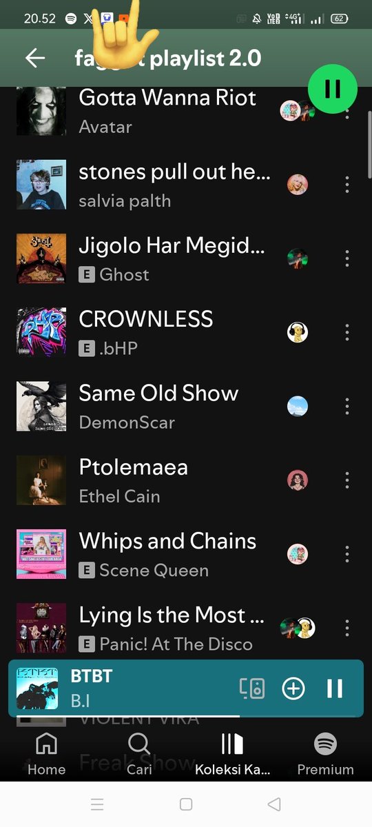 LennyOktavia3's tweet photo. Blend music @Spotify
With #Hades?thx added me.
Hell Yeah 🤟🏻♥️🤟🏻  @DemonScarNYC #SameOldShow in this playlist,hope you all like it,cause I do ♥️
Btw,first I don't know the meaning of the playlist title,after Googling, nothing else matters,only #musicmatters https://t.co/Wv5D99DEAq