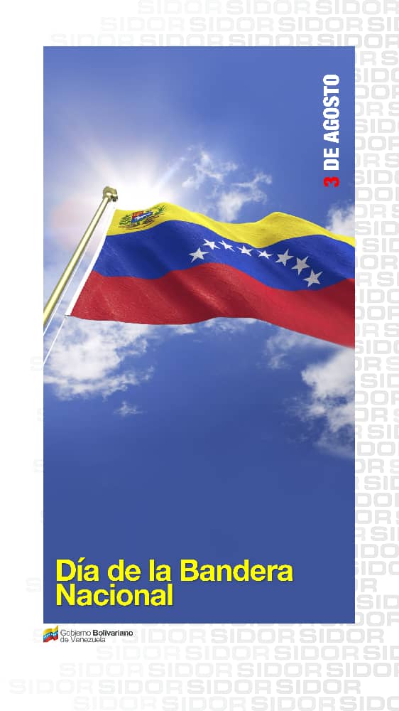 #Efémeride|| Con gran orgullo celebramos el Día de *Nuestra Bandera*, en honor al Generalísimo Francisco de Miranda, quien junto a su Expedición Libertadora en 1806 tocó tierra venezolana en la Vela de Coro y ondeó por primera vez en el país el tricolor nacional.