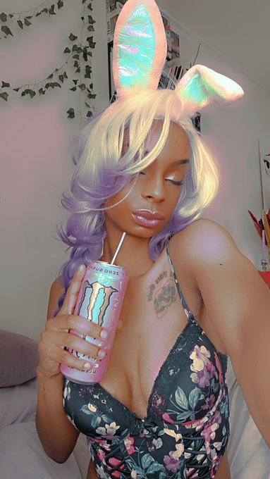 Sipping sweetness and exuding power, as only this alt ebony goddess can  nsfwtwt findom femdom content