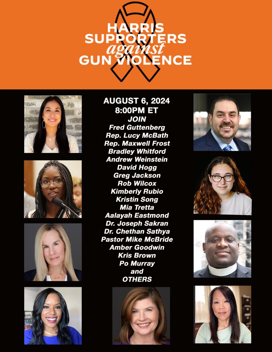 fred_guttenberg's tweet photo. THIS SHOULD BE THE BIGGEST ZOOM OF THIS CAMPAIGN!  WE NEED YOU TO SIGN UP!  

We are Americans who love, and we want freedom from gun violence to protect those who we love.    We have more BIG ANNOUNCEMENTS coming regarding other speakers.  YOU WILL NOT WANT TO MISS THIS!  

Happening Tuesday August 6th at 8pm in support of President Harris.  Sign up link and donation links are below:
https://t.co/iTnmPc8tXj

https://t.co/eV5ZqGrHw8