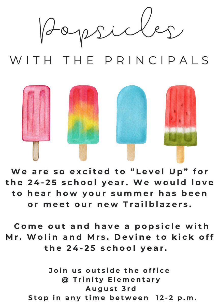 Trinity_Elem's tweet photo. Come see us today! 💚🧡 https://t.co/kGQUFNsncw