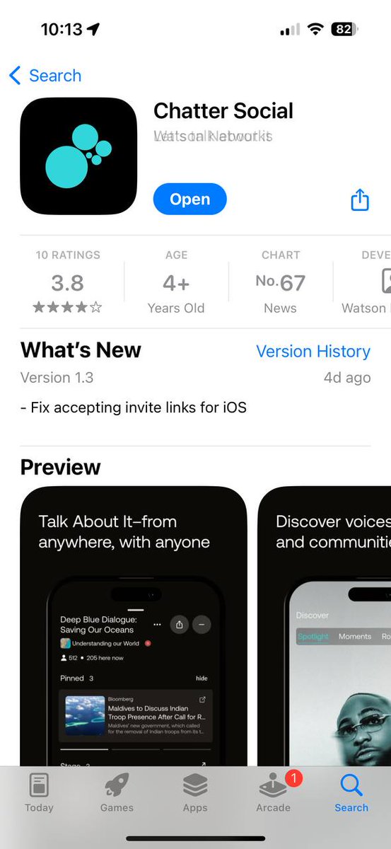 Chatter_US's tweet photo. 🎉 Happy Saturday, Chatter Fam! 🎉

We're climbing the charts! 🚀#67 in UK and #50 in the US App Store! 🇬🇧🇺🇸

Guess what? All Chatter Users just got a fresh set of INVITES! 🙌🎉

Access them: Profile -> Settings -> Invites -> Share! 📲✨

Enjoy your weekend!🌟 https://t.co/hurl1AjFnl