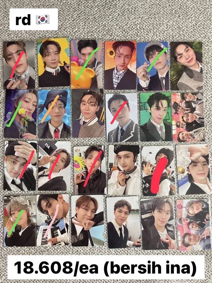 wts ready KR pc set 17 is right here 
- harga udah bersih INA (tinggal co)
- ada GO dom Tangerang
- seller klaim good condi

minat dm yaa! 

tags. wts seventeen s.coups jeonghan joshua jun hoshi woozi minghao the8 seungkwan dokyeom vernon dino 17irh seventeen is right here