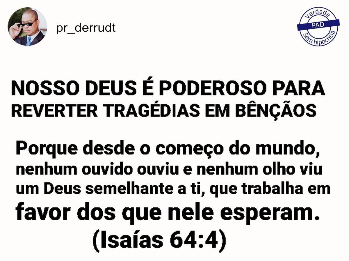 AndreDerrudt's tweet photo. Nuestro Dios es poderoso para convertir las tragedias en bendiciones 🙏🇪🇸* 
 _Fuera de ti, desde tiempos antiguos nadie ha escuchado ni percibido, ni ojo alguno ha visto, a un Dios que como tú actúe en favor de quienes en él esperan_ (Isaías 64:4) https://t.co/FgjZELs2My