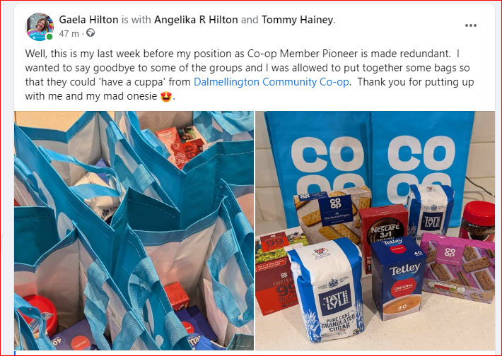 Gaela03641557's tweet photo. Well, this is the last week of me being at the Co-op - thank you for a wonderful time 😍 @coopuk @coopukpress https://t.co/SdkCP3owFJ