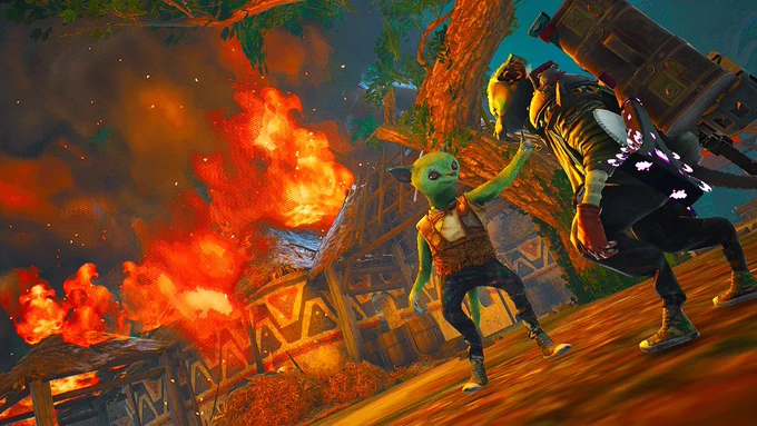 #Biomutant  #バイオミュータント  #モフモフ祭り  #モフモフ祭り2024夏自身の家が燃えていて、パニックになりよくわかんないけどイイねしてくれる住人 