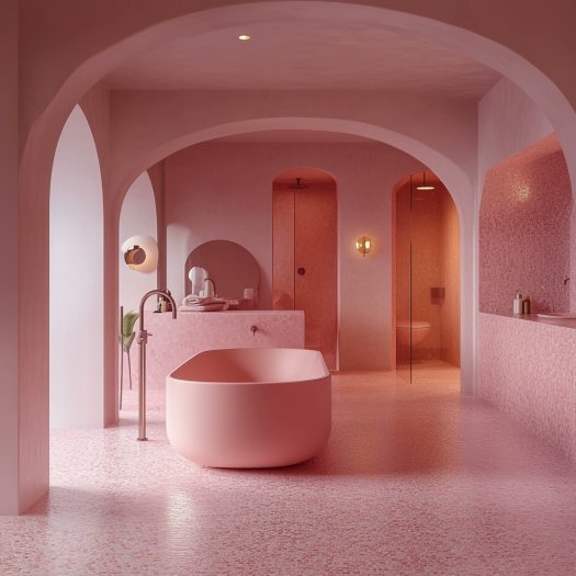 comment décorer une salle de bain rose : mamandeco-blog.fr/comment-decore… - #Mamandeco #InteriorDesignJourney #HomeDecor
