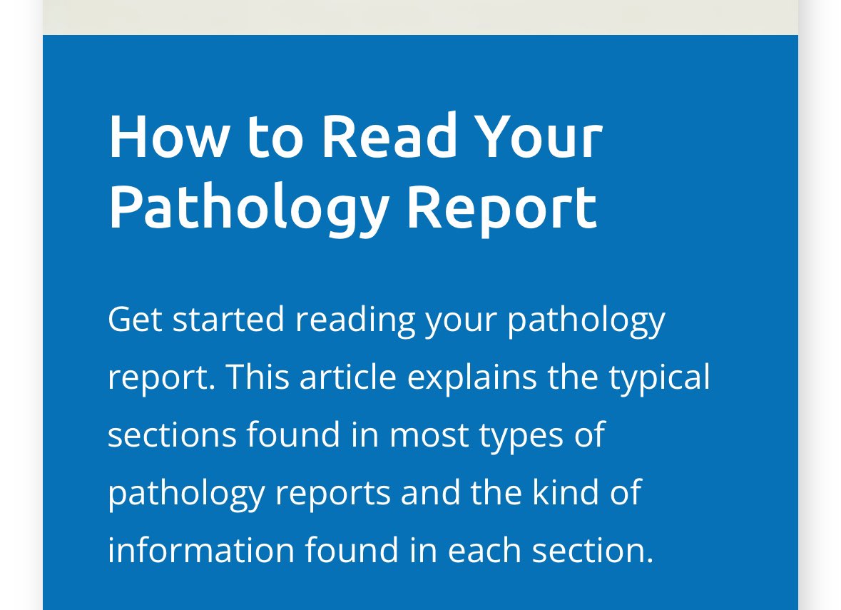KMirza's tweet photo. Thrilled to join the amazing team at https://t.co/9FfTsUCRk0! This incredible resource helps #patients understand their #pathology reports, empowering them with knowledge about their health. A must-visit for all patient advocacy groups—utilize these valuable tools and spread the word! #PatientAdvocacy #Pathology #HealthcareEducation follow @MyPathReport today! 

cc: @Patient_Story how do we collaborate?