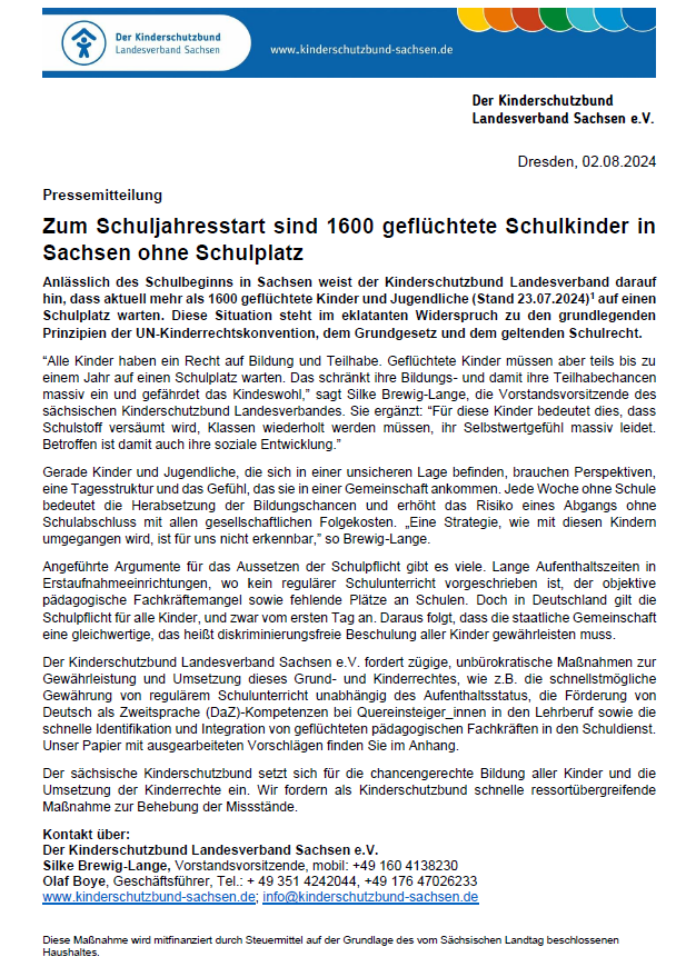 Auslaenderrat's tweet photo. "Angeführte Argumente für das Aussetzen der #Schulpflicht gibt es viele: Lange Aufenthaltszeiten in #Erstaufnahmeeinrichtungen, wo kein regulärer #Schulunterricht vorgeschrieben ist, der objektive pädagogische #Fachkräftemangel sowie fehlende Plätze an #Schulen. DOCH... https://t.co/LGKdmqUHKF